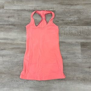 Coral lululemon tank